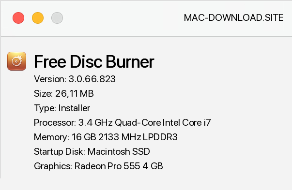 free disc burning software for mac
